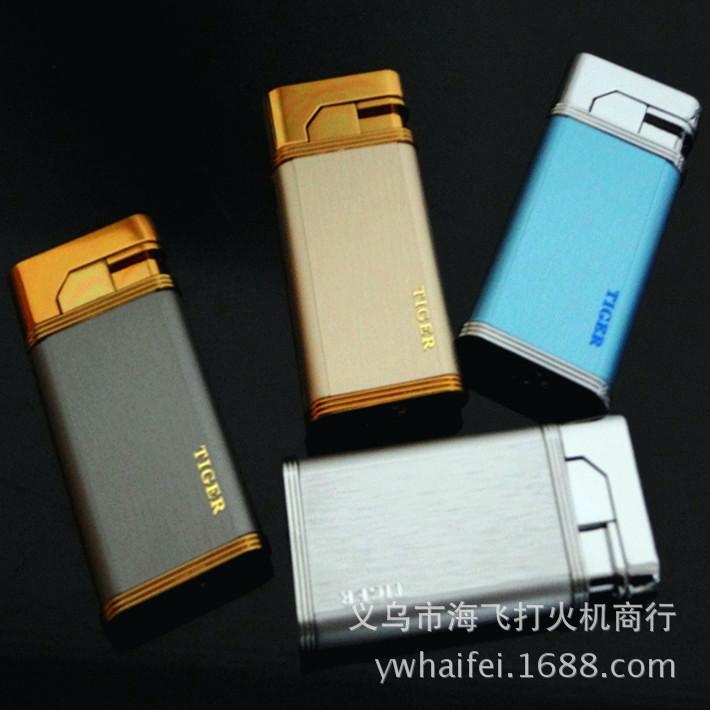 Supply Tiger TW-876 windproof metal lighter and lighter Yanju creative personality