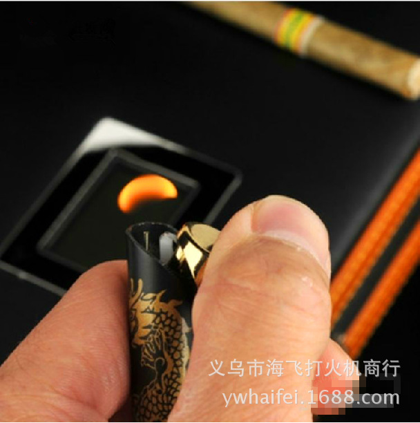 Supply Tiger TW-858 fire lighter and lighter metal cylindrical creative Yanju