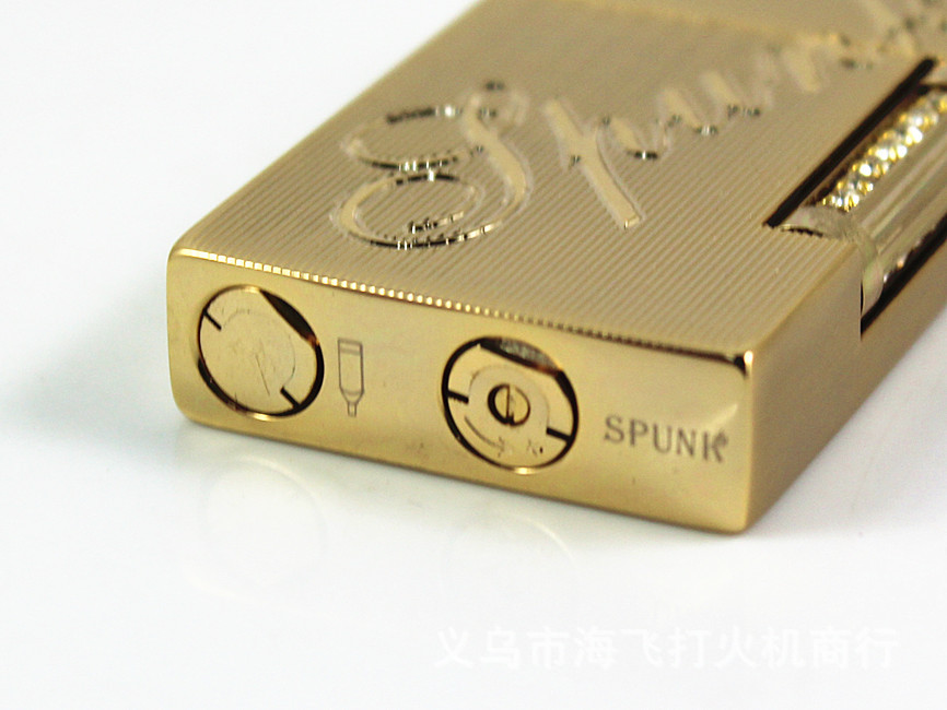 SK28-D08 Division of Parker SPUNK langsheng Golden logo gift boutique wholesale metal lighters lighter sound human being rattled