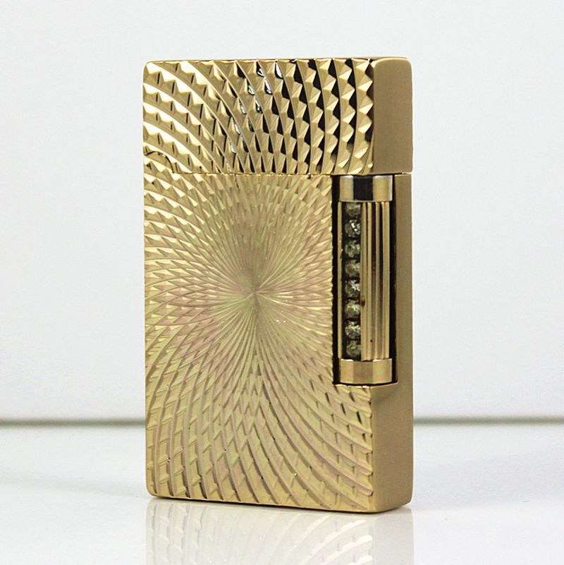 SK28-D02 Division of Parker SPUNK langsheng lighter Golden Flower metal wheel open flame lighters