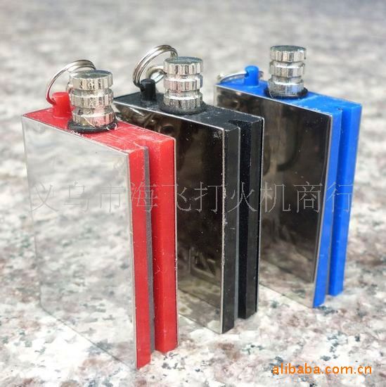 The creative side million matches waterproof mirror drawing metal fire lighter kerosene and smoking advertising