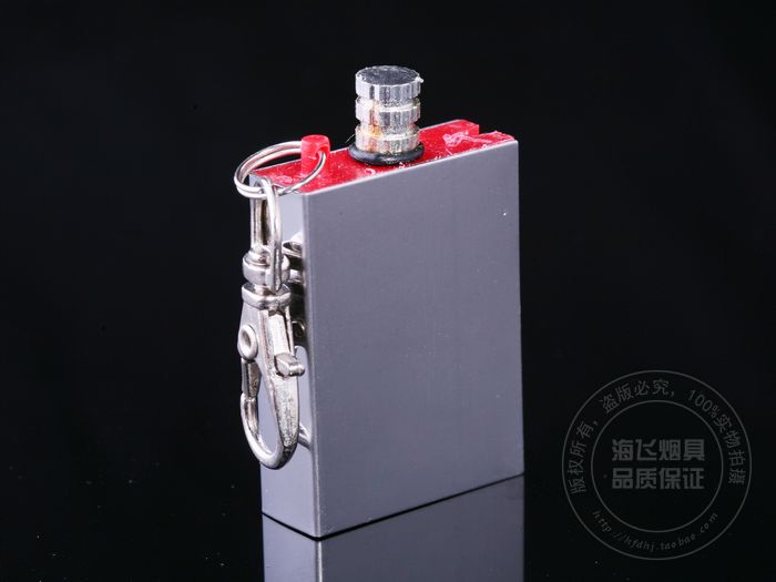 The creative side million matches waterproof mirror drawing metal fire lighter kerosene and smoking advertising