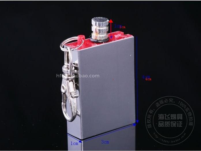The creative side million matches waterproof mirror drawing metal fire lighter kerosene and smoking advertising