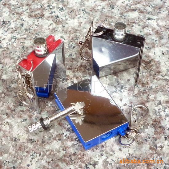 The creative side million matches waterproof mirror drawing metal fire lighter kerosene and smoking advertising