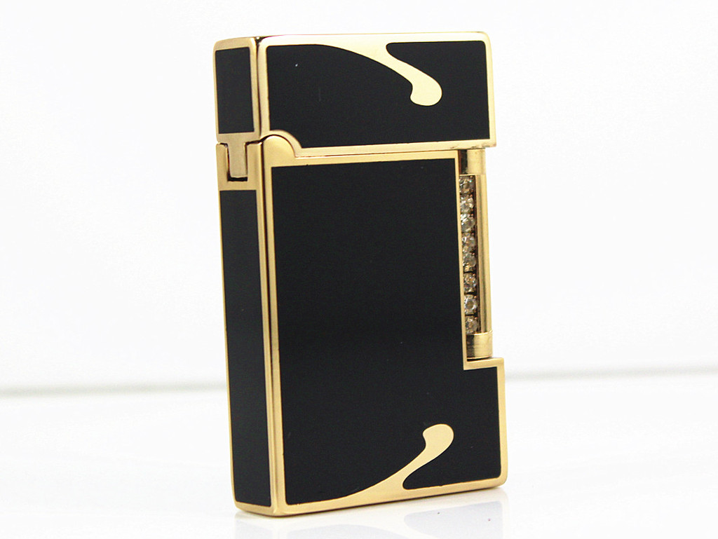 SK28-E08 Division of Parker SPUNK langsheng Golden spray black gift box wholesale human being rattled metal lighter lighters