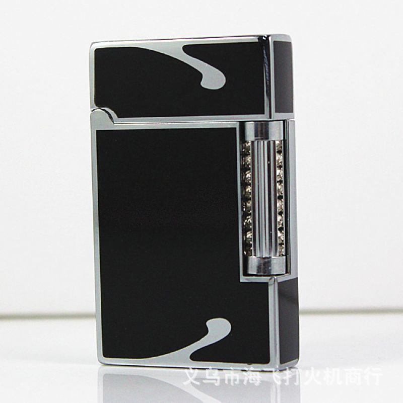 SK28-E07 esparkle silver spray black box Langqing metal lighter