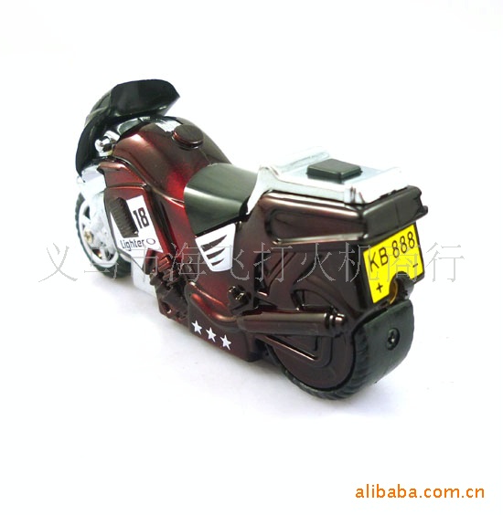 Wholesale 008 motorcycle type with light metal lighter lighter creative mix