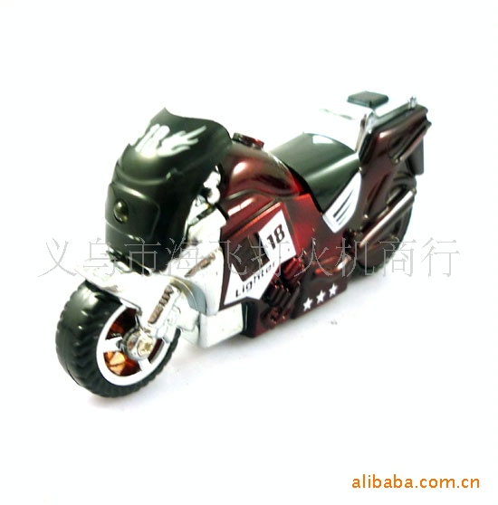 Wholesale 008 motorcycle type with light metal lighter lighter creative mix