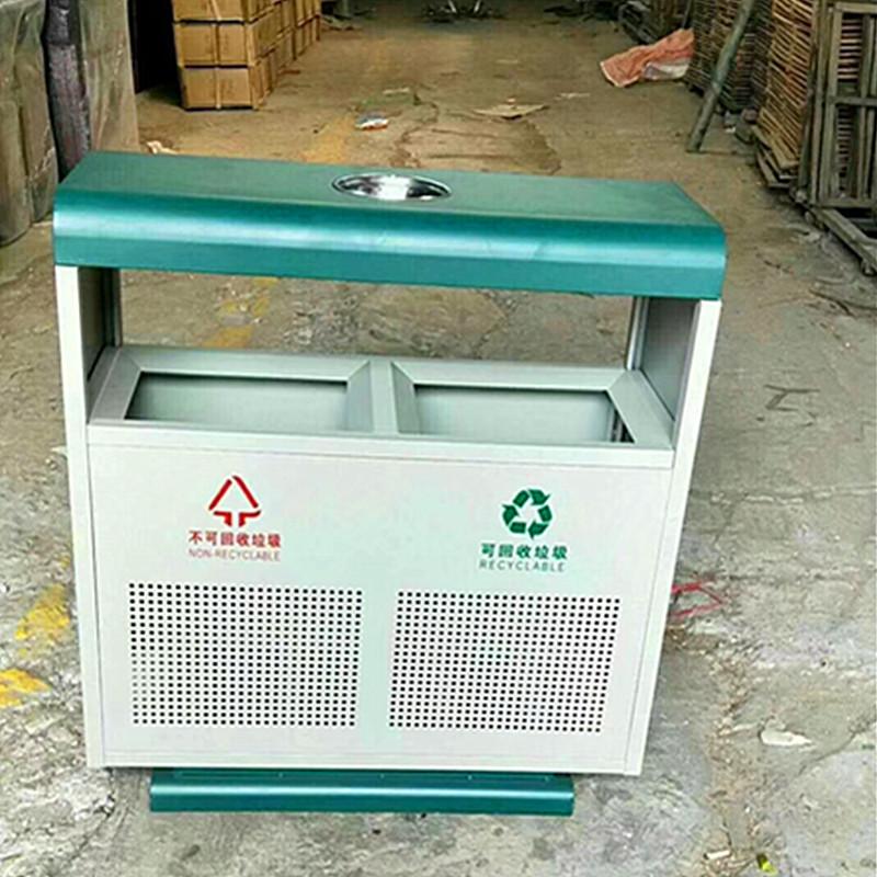 Factory Direct Sales Outdoor Trash Bin Stainless Steel Environmental Community Classification Dustbin Outdoor Sanitation Wooden Garbage Bin Factory Direct Sales Outdoor Trash Bin Stainless Steel Environmental Community Classification Dustbin Outdoor Sanitation Wooden Garbage Bin