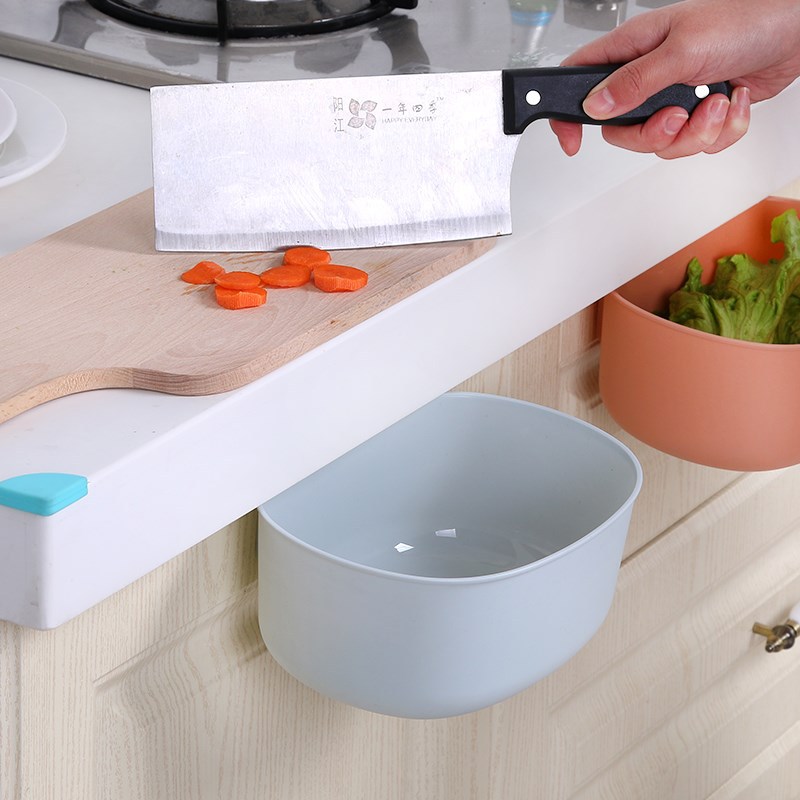 Dustbin kitchen cupboard door hanging drawer plastic storage box table top nightstand living room dustbin