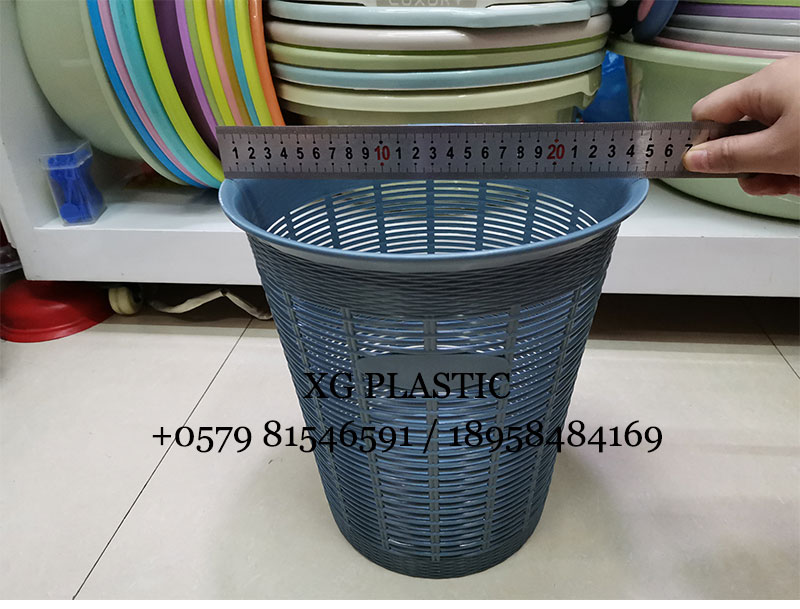 plastic trash can fashion rubbish can creative design round shape dust bin high quality waste can hollow out dustbin hot