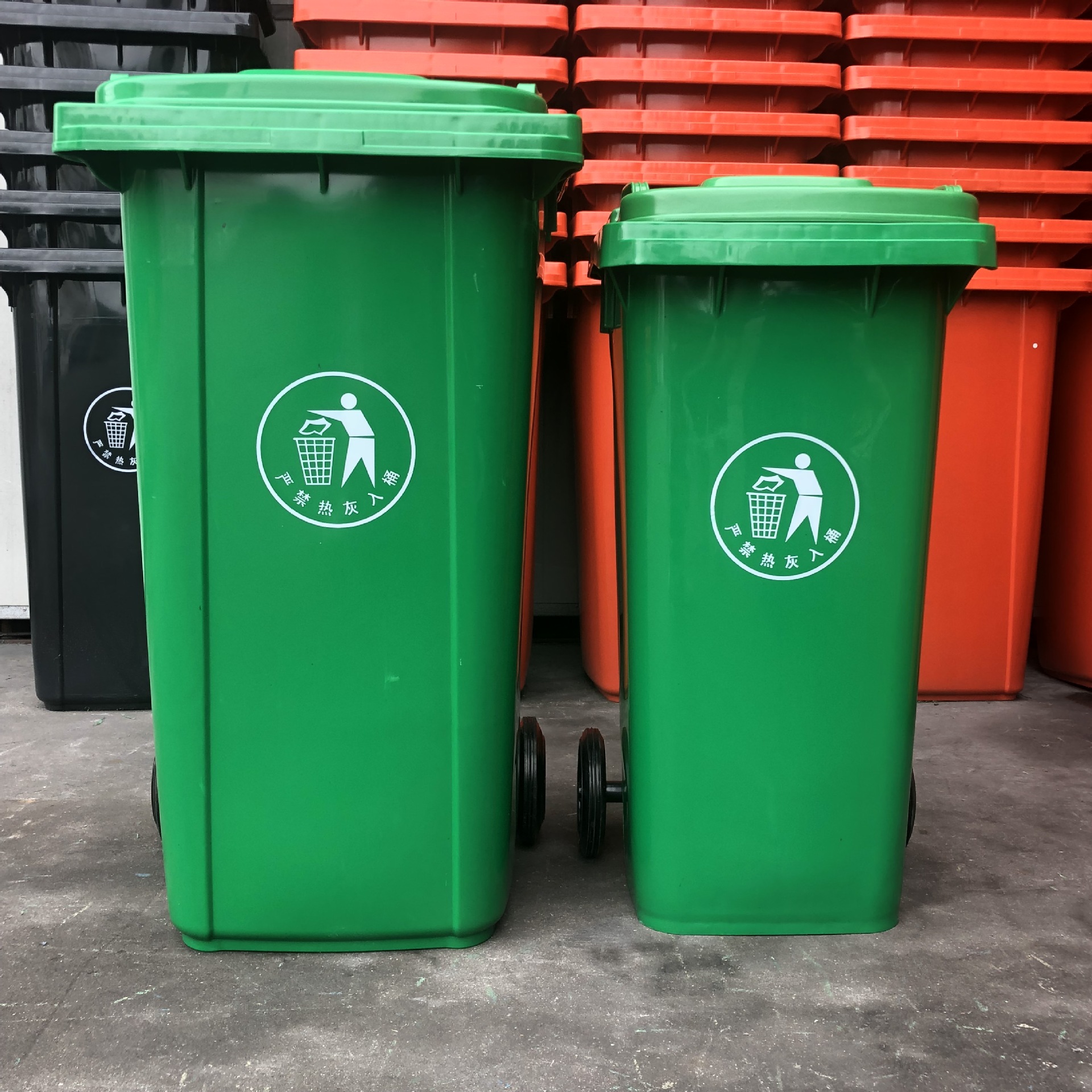 Trash Can Outdoor Sanitation 240 L120l Plastic Trash Can Thickened 50L Thickened Classification Dustbin Manufacturer