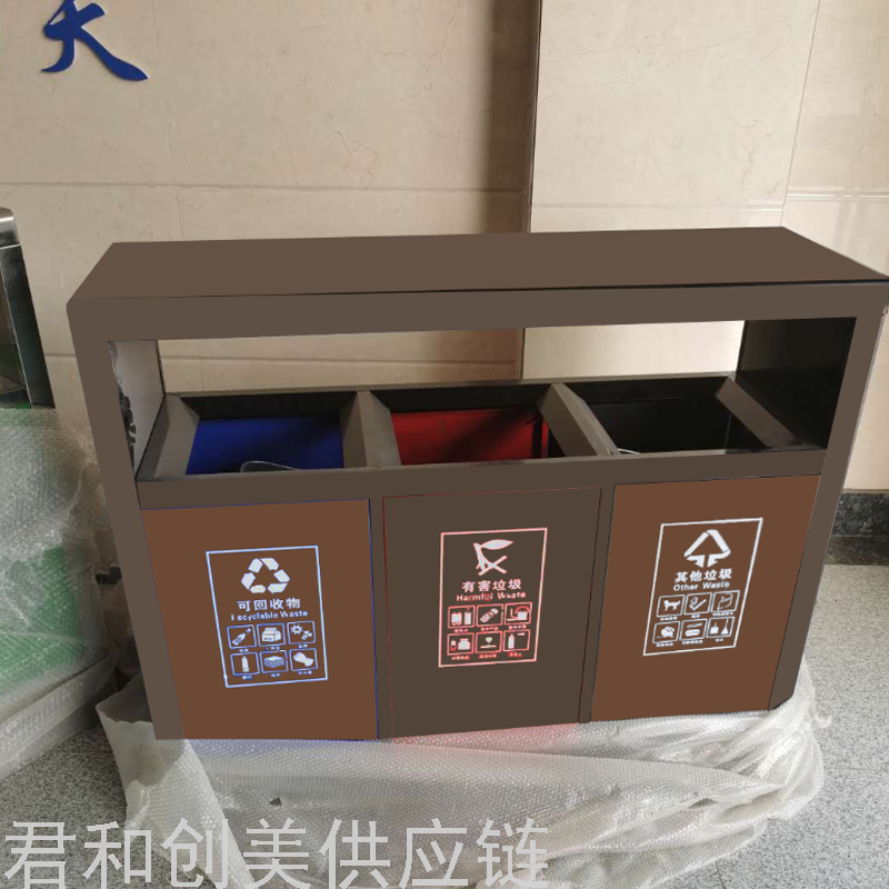Garbage Bin Stainless Steel Trash Can Park Classification Dustbin Scenic Spot Trash Bin Outdoor Recycle Bin Garbage Bin Stainless Steel Trash Can Park Classification Dustbin Scenic Spot Trash Bin Outdoor Recycle Bin