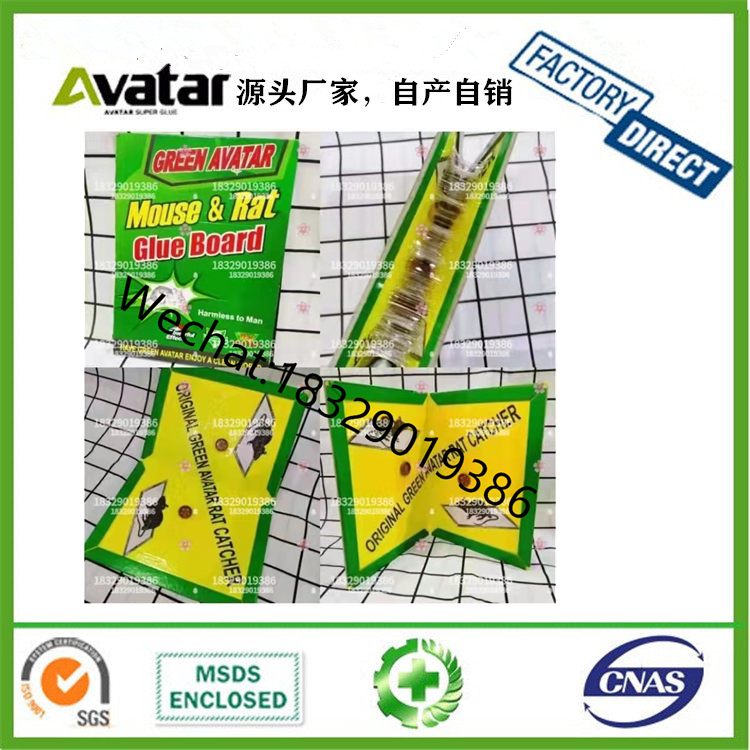 GREEN AVATAR  Green Board Glue Mouse Traps Wholesale Large Size Mouse TRAP Mouse-Trap Catch Rat Device Kill Mice 22*17CM