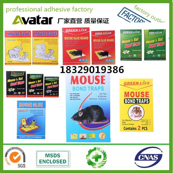 Green Corps Mouse Catcher Trap Green Leaf Strong Glue Mouse Traps Mouse Trap Sticker Mouse Sticker Force