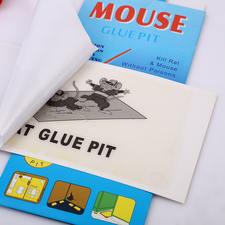 Factory Direct Sales Flypaper. Glue Mouse Traps Adhesive Plate Mouse Trap Sticker Silicon Sealant Sealant 502 Glue