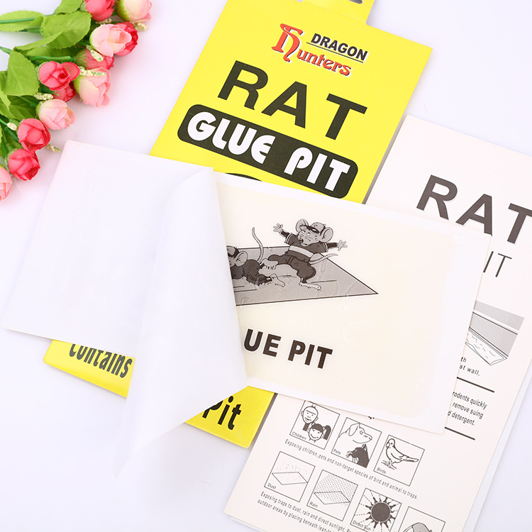 Factory Direct Sales Flypaper. Glue Mouse Traps Adhesive Plate Mouse Trap Sticker Silicon Sealant Sealant 502 Glue