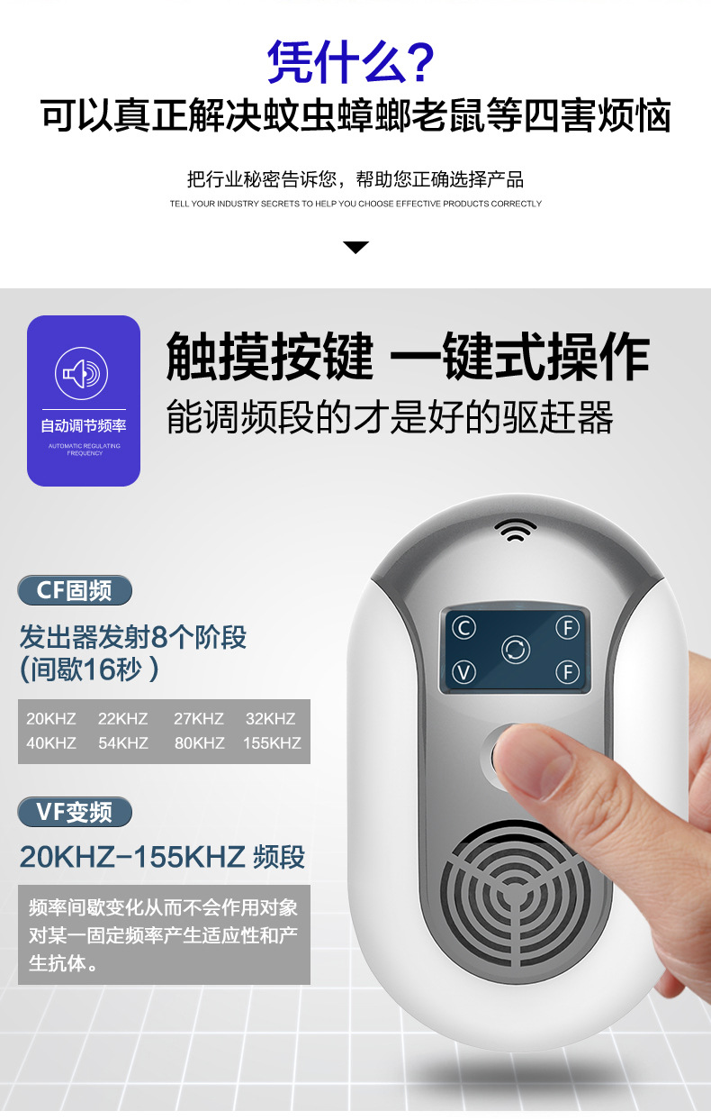 Mouse Repeller Electronic New Product Mousetrap Household Mouse Trap Electric Cat Mouse Repeller Gadgets Insect Killer