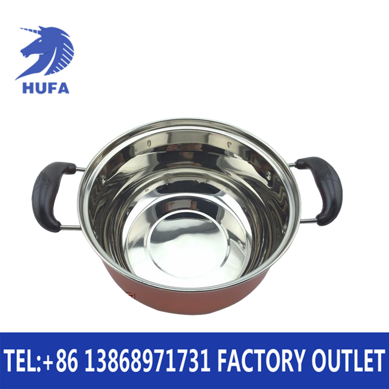 Stainless steel dish serving dish multi purpose pot soup pot stainless steel kitchenware pot with cover sauce pans