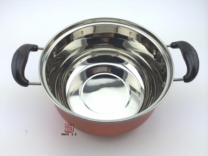 Stainless steel dish serving dish multi purpose pot soup pot stainless steel kitchenware pot with cover sauce pans