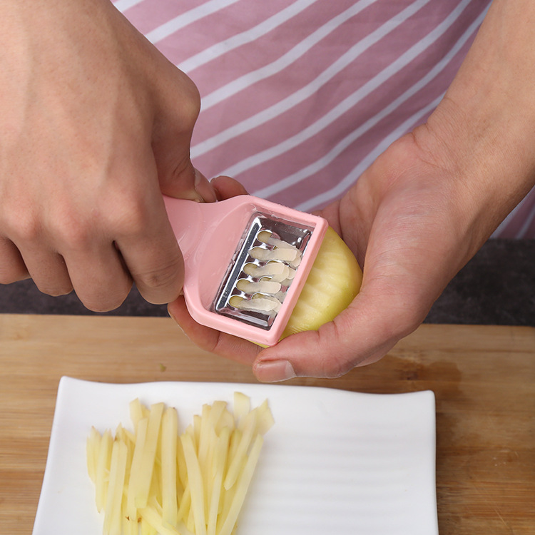 Factory Direct Sales New Creative Stainless Steel Multi-Functional Double-Headed Peeler Peeler