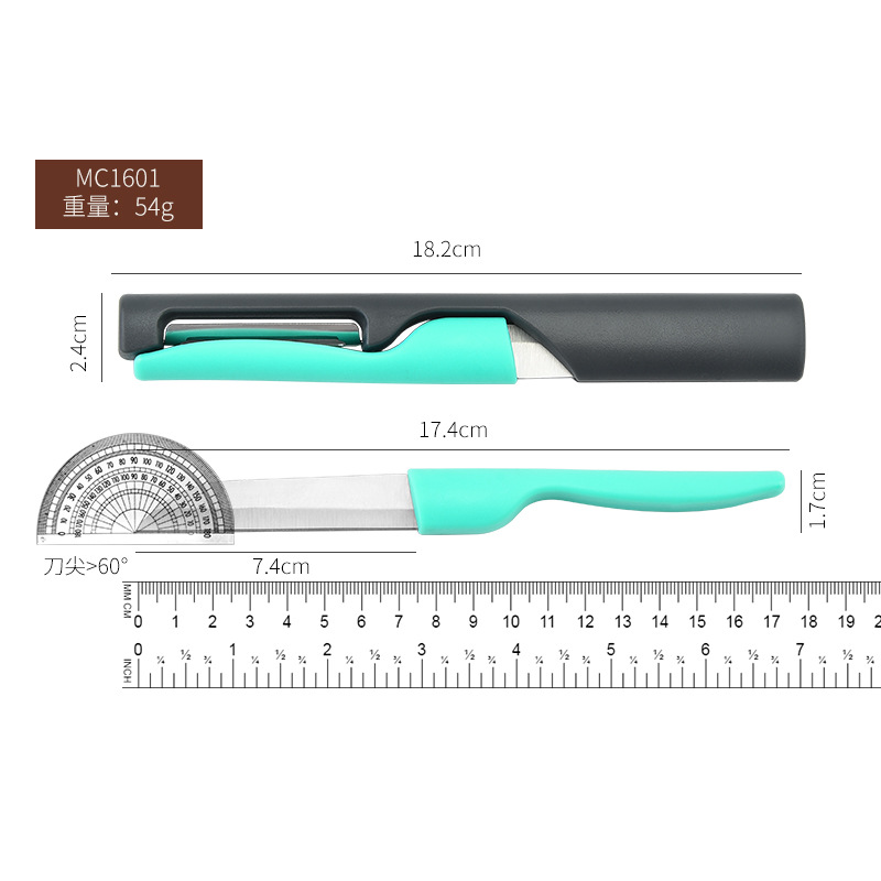 Multi-Purpose Peeler Peeler Household Kitchen Long Handle Creative Potato Peeler Fruit and Vegetable Cutting Tool