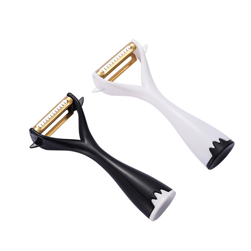 Peeler Double-Headed Multi-Functional Peeler Fruit Peeling Knife Peeler Potato Radish Grater Kitchen Gadget