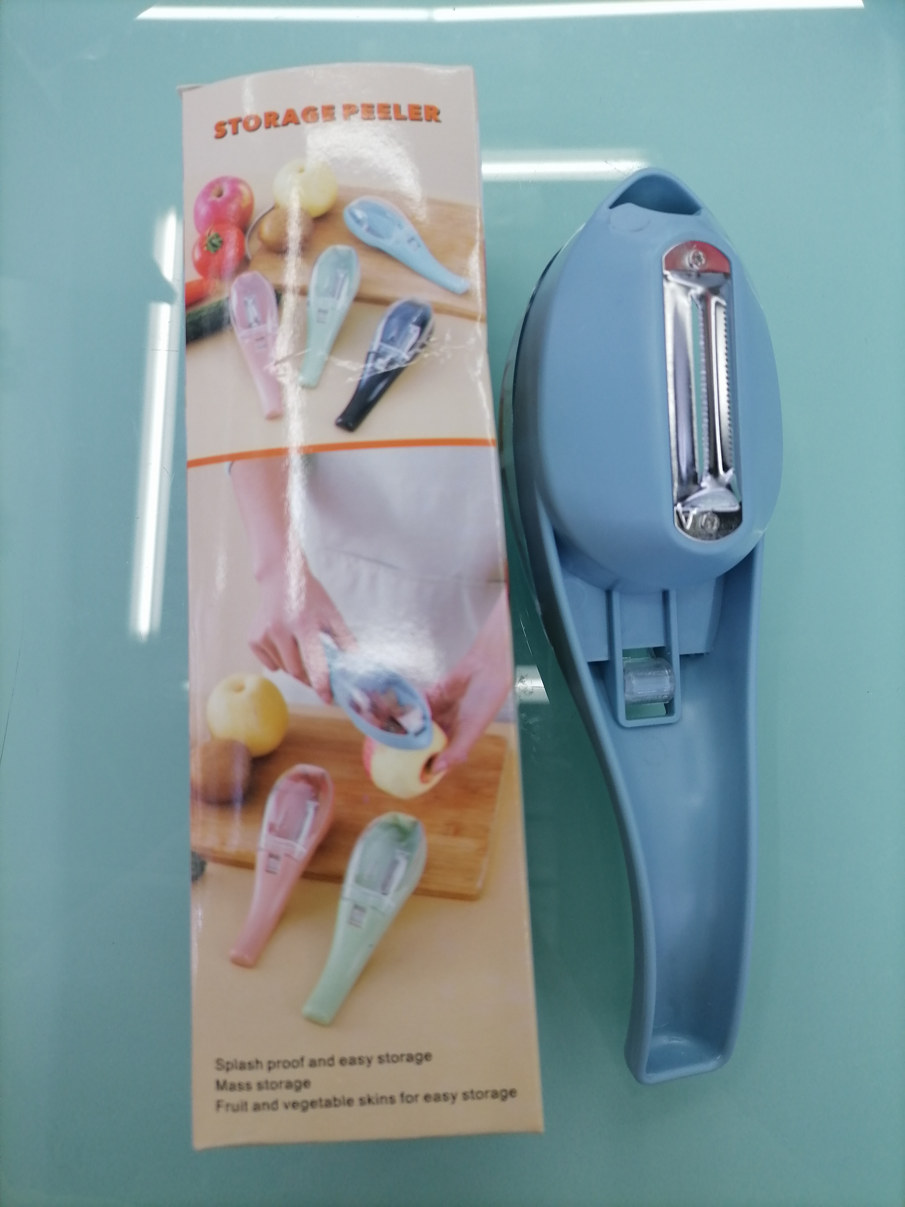 New Fruit Plane Kitchen Tools for Cutting Fruit Peeler with Lid Beam Knife Apple Peeling Scratcher Peeler