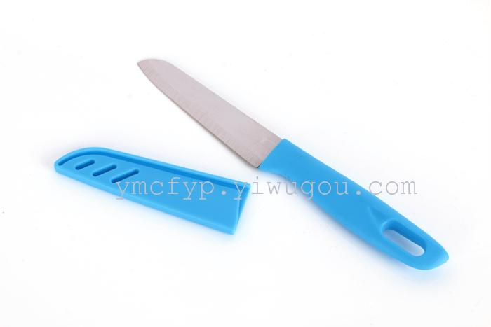 ABS stainless steel handle with plastic sleeve fruit knife peeler portable
