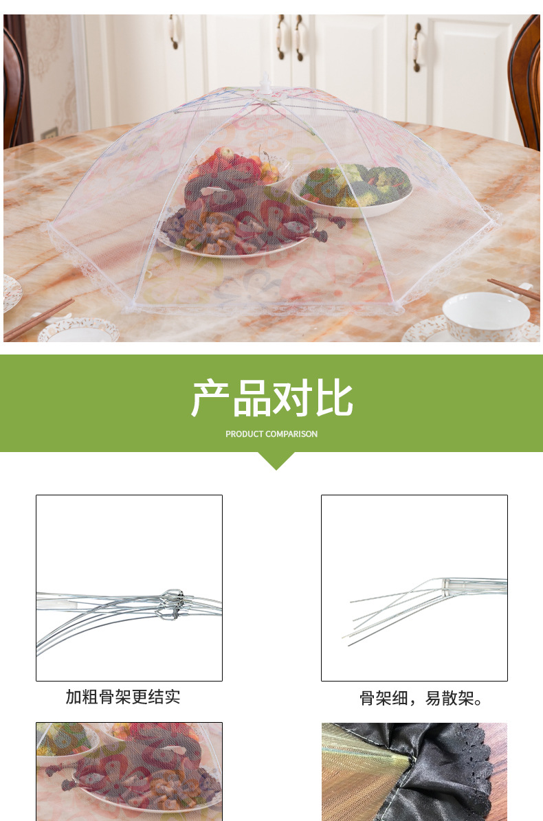 D312 Household Anti-Mosquito Dust Vegetable Cover Umbrella Lace Food Cover Kitchen Dish Cover Food Food Cover Vegetable Cover Shower Random D312 Household Anti-Mosquito Dust Vegetable Cover Umbrella Lace Food Cover Kitchen Dish Cover Food Food Cover Vegetable Cover Shower Random