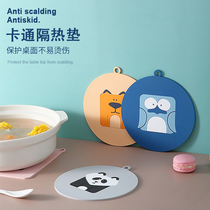Heat Proof Mat Anti-Scald and Heat-Resistant Household Coasters Waterproof Dining Table Table Cover Dish Nordic Potholder Plate Table Mat Cup Mat
