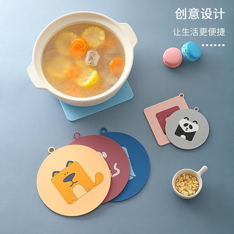 Heat Proof Mat Anti-Scald and Heat-Resistant Household Coasters Waterproof Dining Table Table Cover Dish Nordic Potholder Plate Table Mat Cup Mat