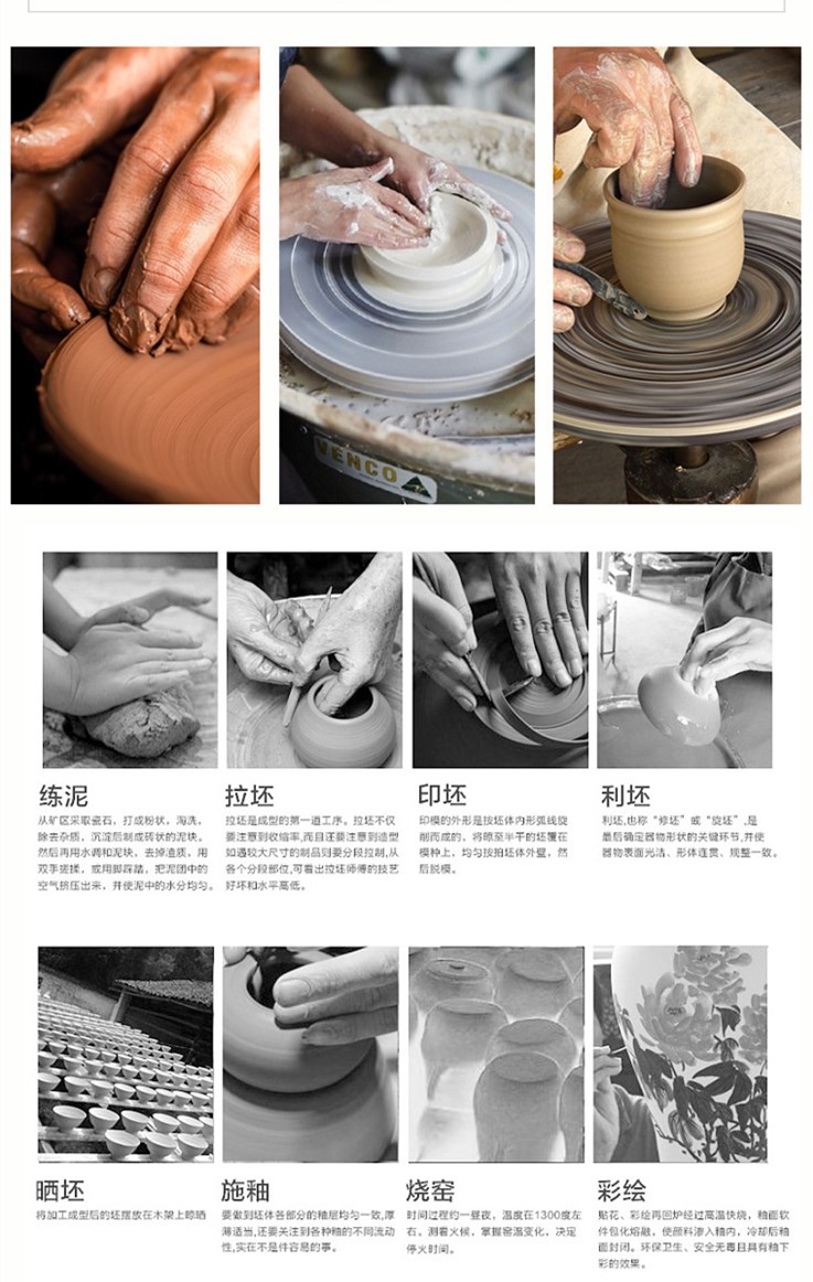 14 - piece ceramic foot plate set dessert table
