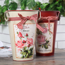 Factory Direct Sales Cute Trash Can Creative with Lid Living Room Bedroom Table Trash Can Storage Tank Flower Container and Flower Pot