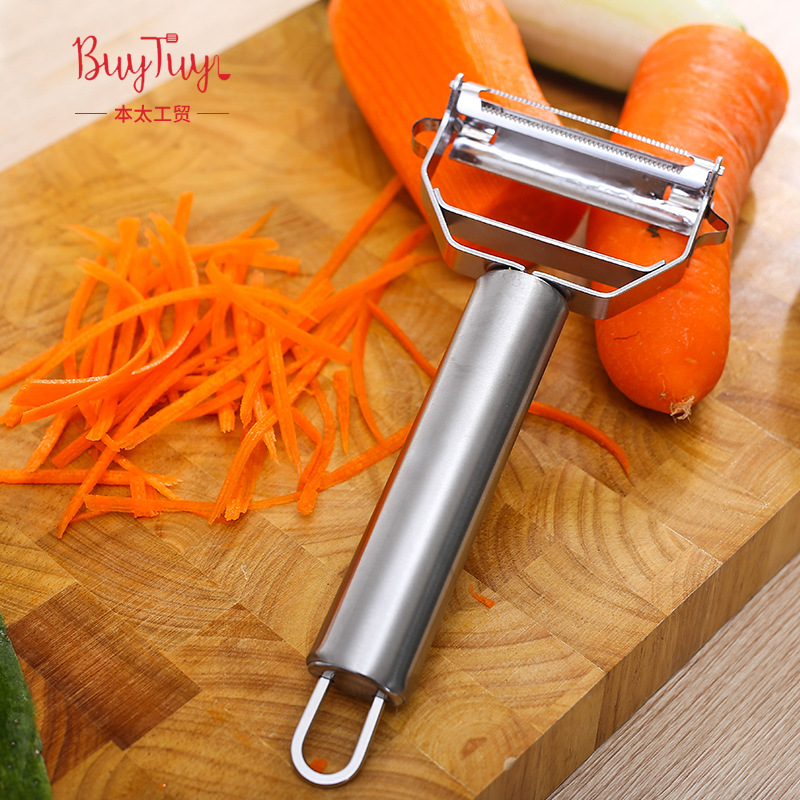 German Stainless Steel Double-Sided Peeler One Side Slicer One Side Peeler