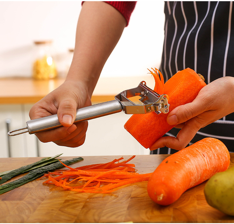 German Stainless Steel Double-Sided Peeler One Side Slicer One Side Peeler