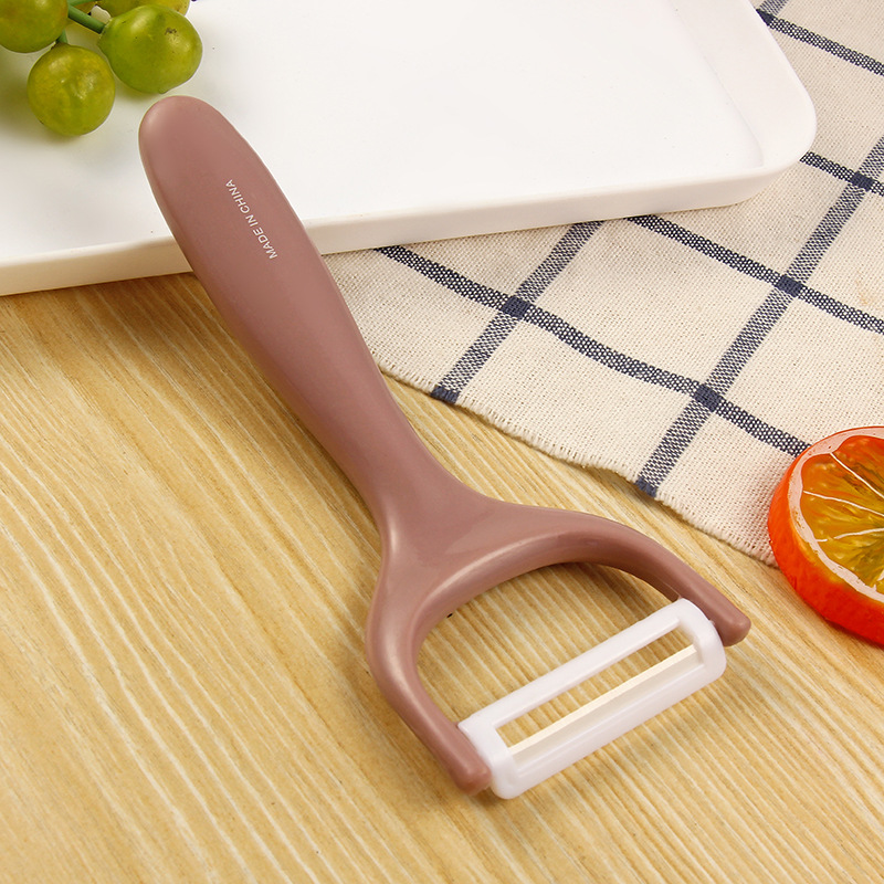 In Stock Wholesale Household Tools For Cutting Fruit Peeling Scratcher Outdoor Portable Peeler Ceramic Peeler