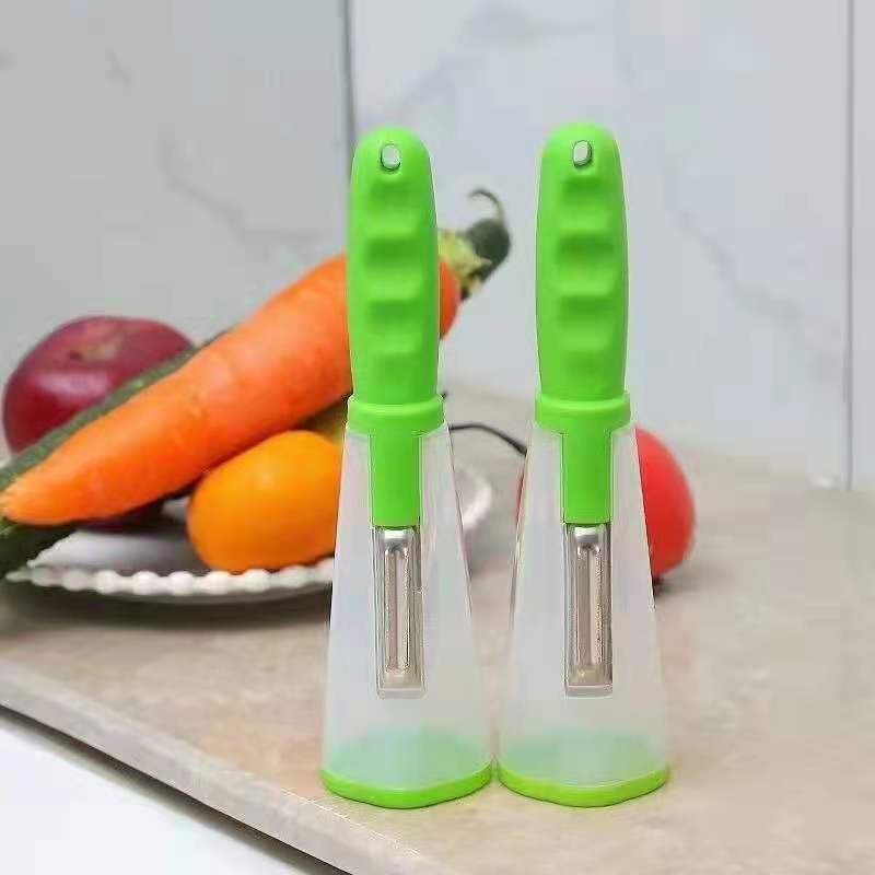 Manufacturers Supply Self-Contained Small Trash Can Magic Manual Peeler Peeler Kitchen Gadgets E-Commerce Products