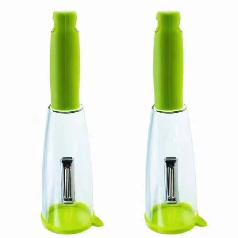 Manufacturers Supply Self-Contained Small Trash Can Magic Manual Peeler Peeler Kitchen Gadgets E-Commerce Products