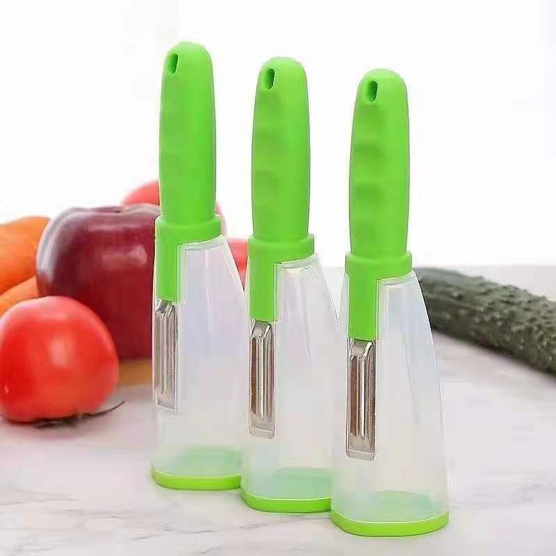 Manufacturers Supply Self-Contained Small Trash Can Magic Manual Peeler Peeler Kitchen Gadgets E-Commerce Products