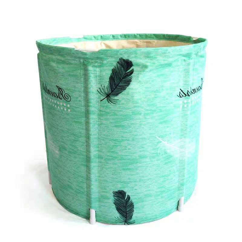 Bath tub can be folded for adults and children. Bath tub is a large, thickened bath tub