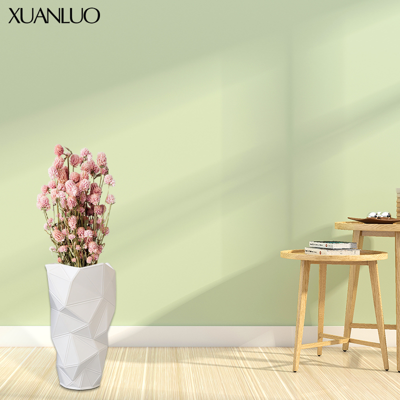 Modern Simple Triangle Vase Decoration Resin Dried Flower Model Room Living Room TV Cabinet Dining Table Decorations