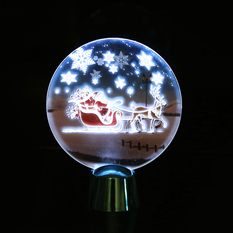 Manufacturers direct ghost Festival Christmas creative LED lights acrylic table top decoration lighting 3D small night light gifts