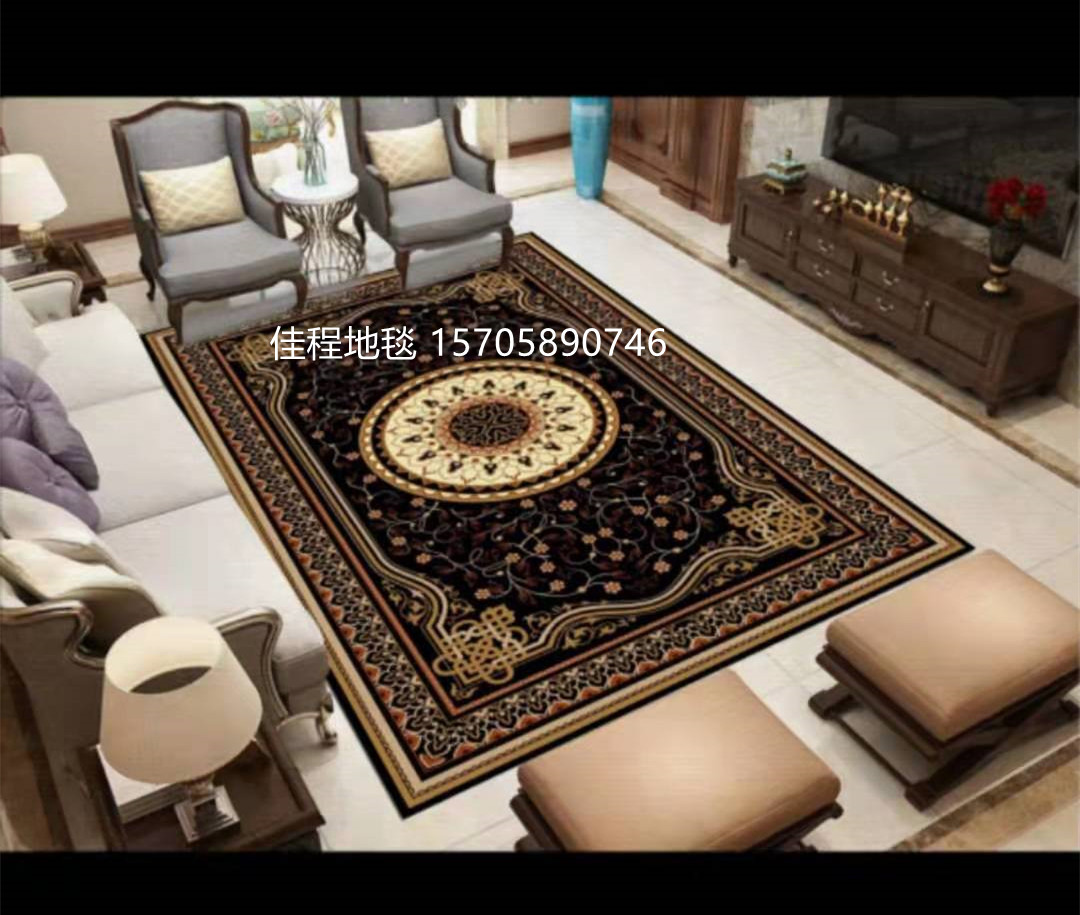INS European Style Living Room Printing Carpet Printing Carpet Bedside Blanket Table Carpet Custom Carpet 120 * 180cm