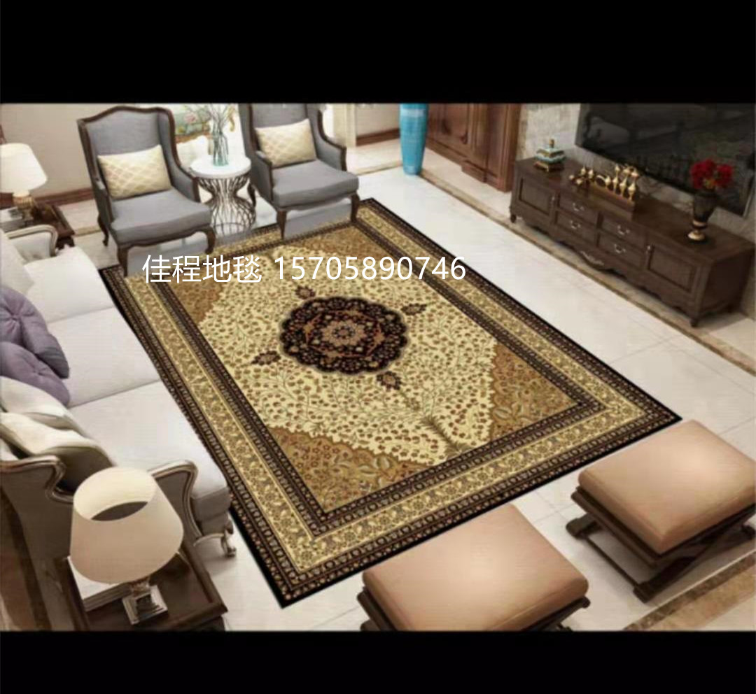 INS European Style Living Room Printing Carpet Printing Carpet Bedside Blanket Table Carpet Custom Carpet 120 * 180cm
