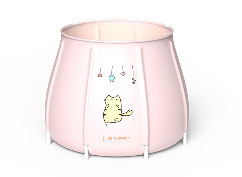 Cross-border folding bath tub adult non-inflatable folding tub Household bath tub bath sweat steaming tub