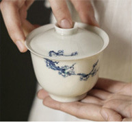 Handmade and HandPainted Cover Bowl Pot Tray Kung Fu Tea Set Dry Tea Table Retro Celadon Glaze NonTray Cover Bowl