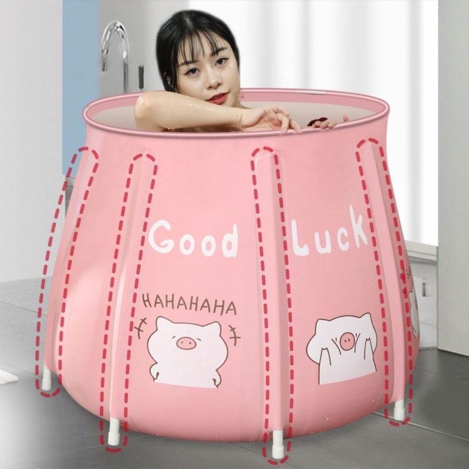 New family adult folding bath tub thickened children bath artifact large folding bath tub