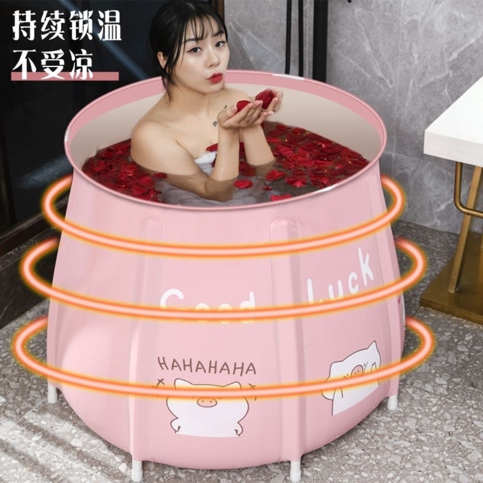 New family adult folding bath tub thickened children bath artifact large folding bath tub