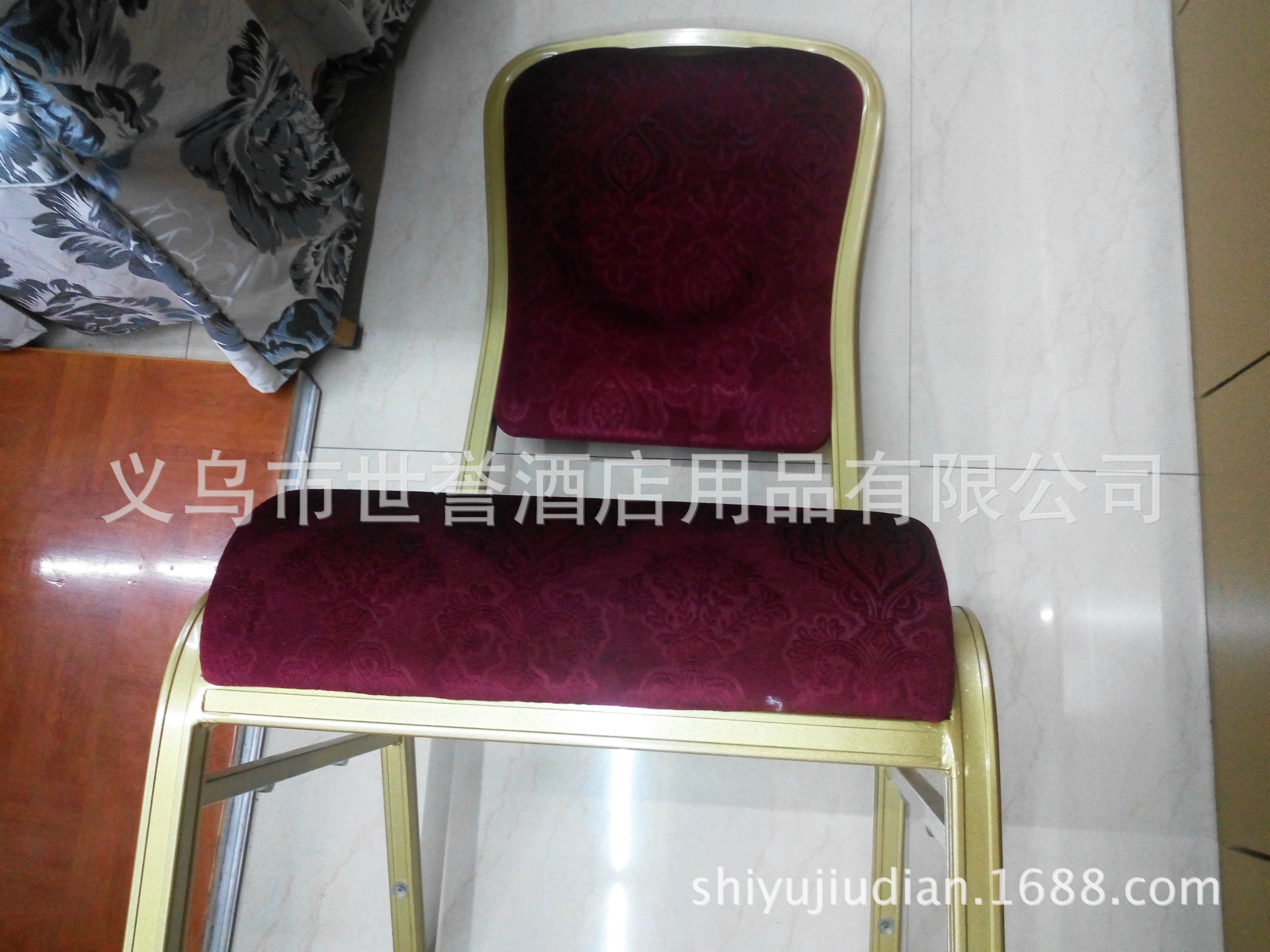 Shanghai Stars Hotel banquet table & chair hotel banquet aluminum alloy chair